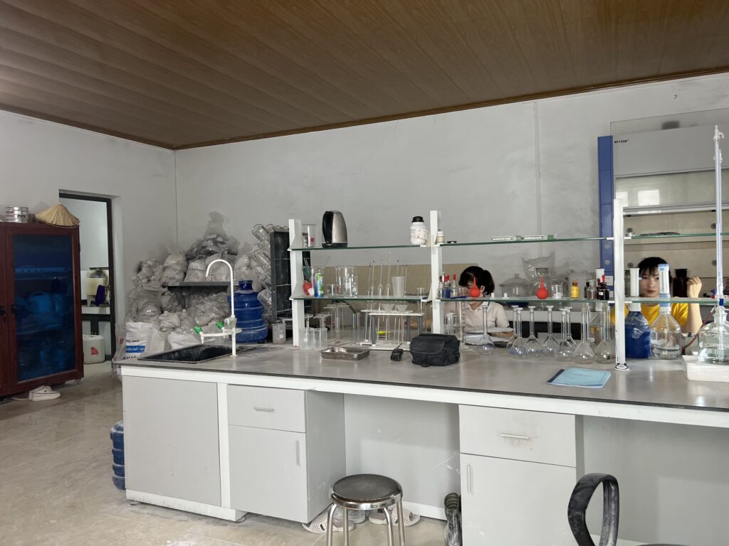 Lime testing laboratory