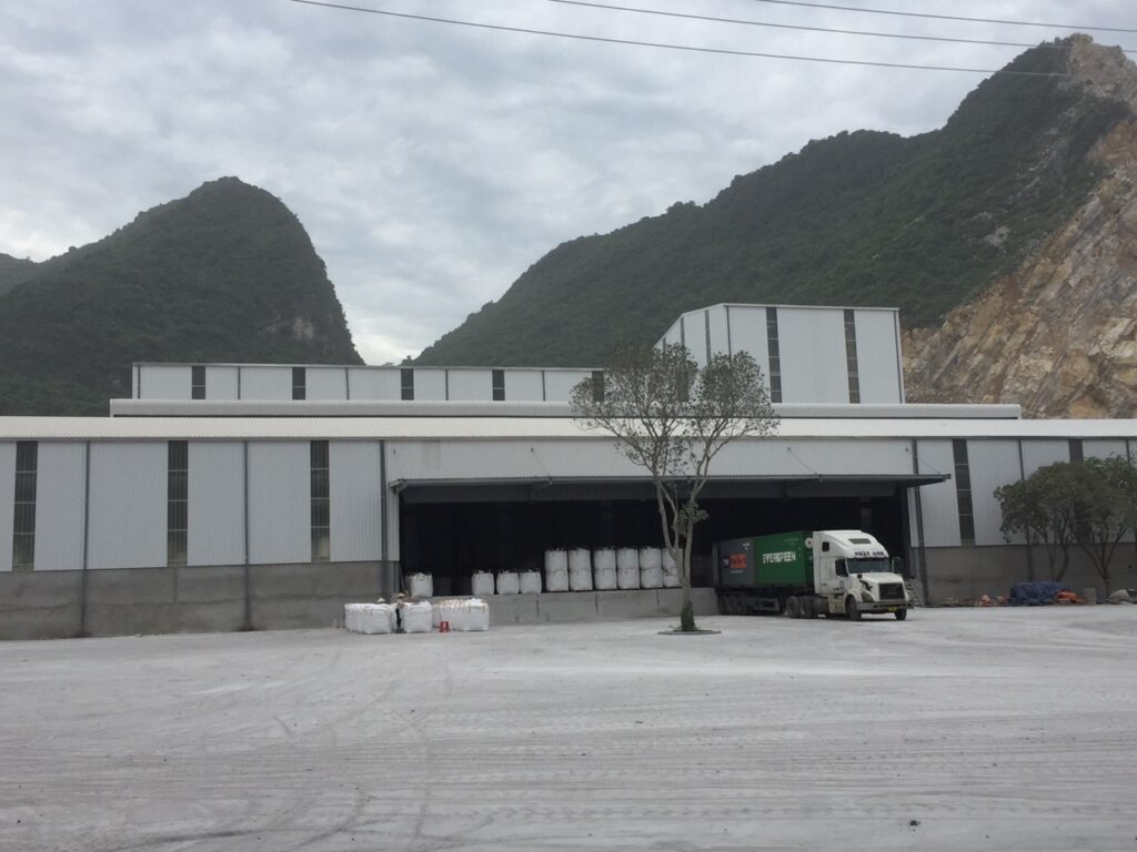 Lime production facility in Vietnam